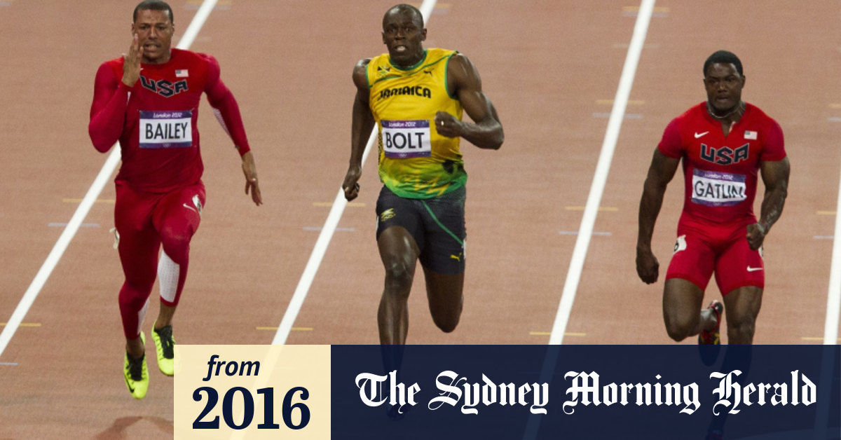 Usain Bolt world record Justin Gatlin runs fastest 100m time, fan assisted